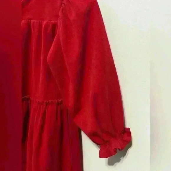 Vignette Hunter Dress Burgundy Girls Size 5. Perfect for Holidays/ Christmas - Picture 7 of 8